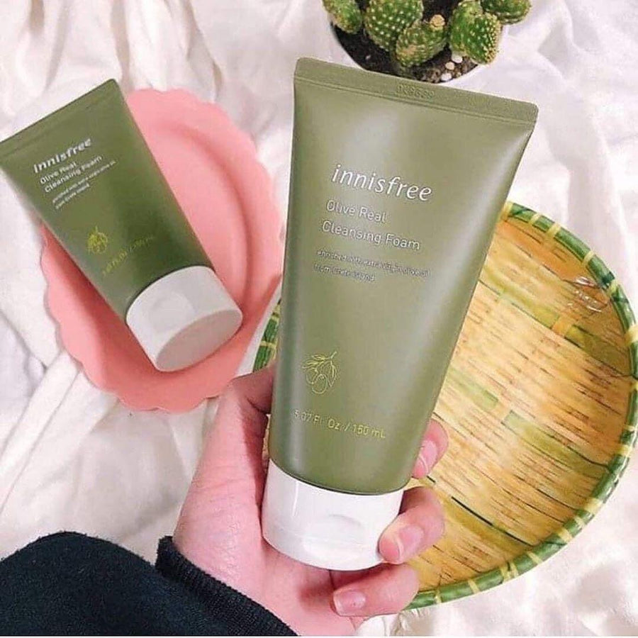 Sữa Rửa Mặt Innisfree Olive Real Cleansing Foam - Kallos Vietnam