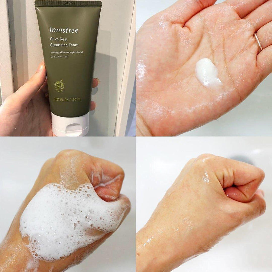 Sữa Rửa Mặt Innisfree Olive Real Cleansing Foam - Kallos Vietnam