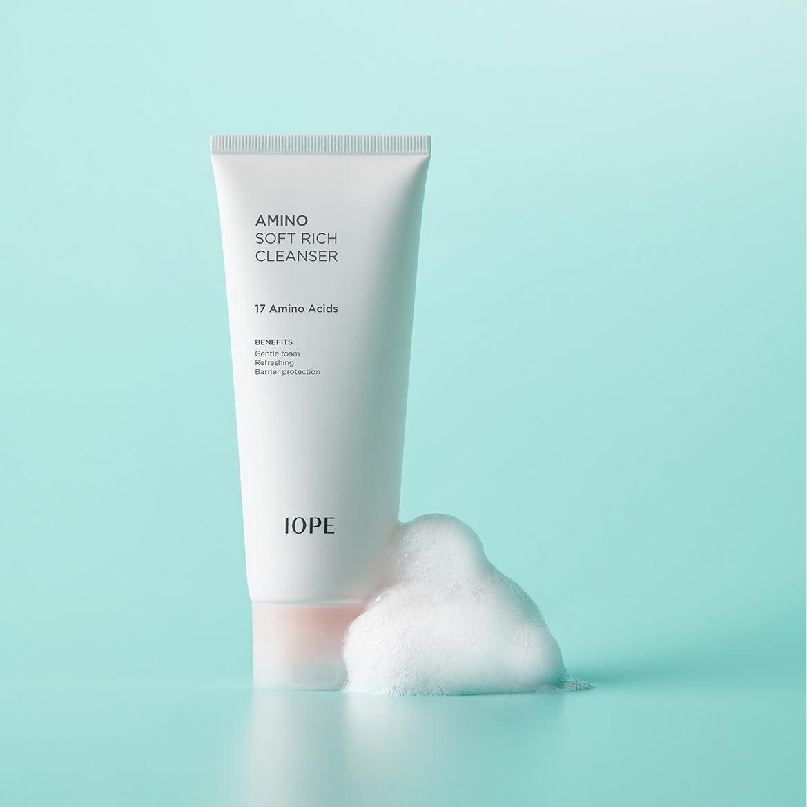 Sữa Rửa Mặt IOPE Amino Soft Rich Cleanser - Kallos Vietnam