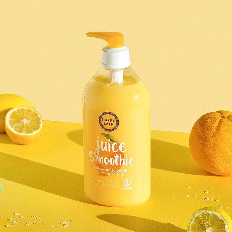 Sữa Tắm Happy Bath Juice Smoothie Yellow Bodywash - Kallos Vietnam
