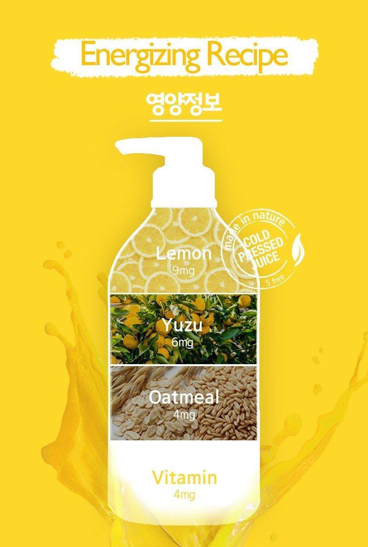 Sữa Tắm Happy Bath Juice Smoothie Yellow Bodywash - Kallos Vietnam
