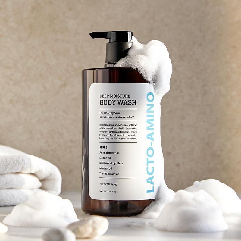 Sữa Tắm Happy Bath Lacto Amino Deep Moisture Body Wash - Kallos Vietnam