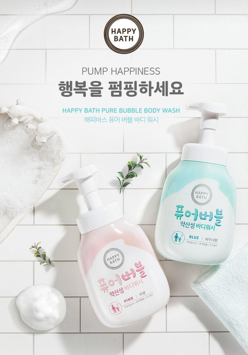 Sữa Tắm Happy Bath Pure Bubble Body Wash - Kallos Vietnam