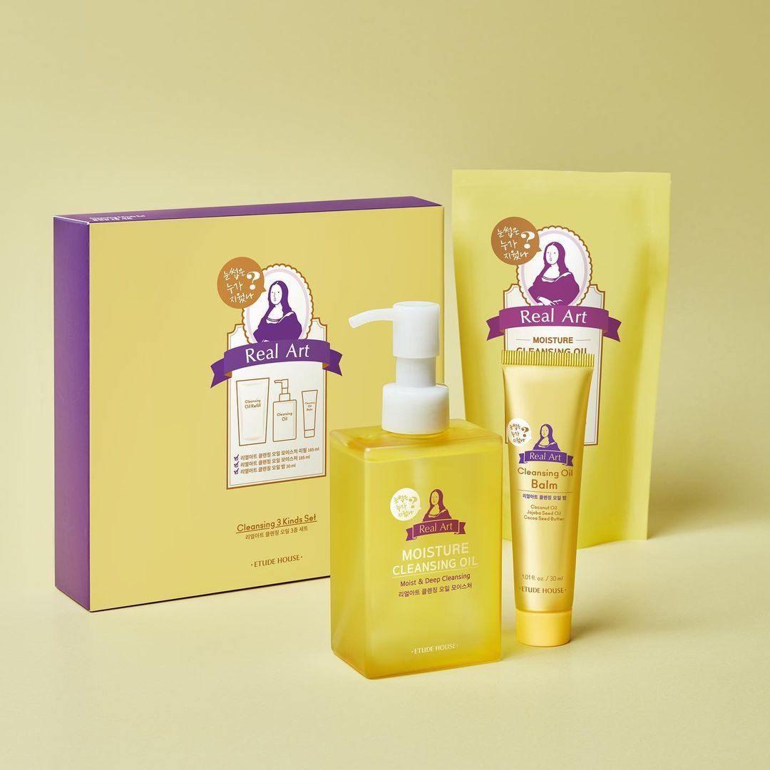 Tẩy Trang Etude House Real Art Cleansing Oil Balm - Kallos Vietnam