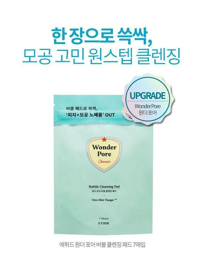 Tẩy Trang Etude House Wonder Pore Bubble Cleansing Pad - Kallos Vietnam