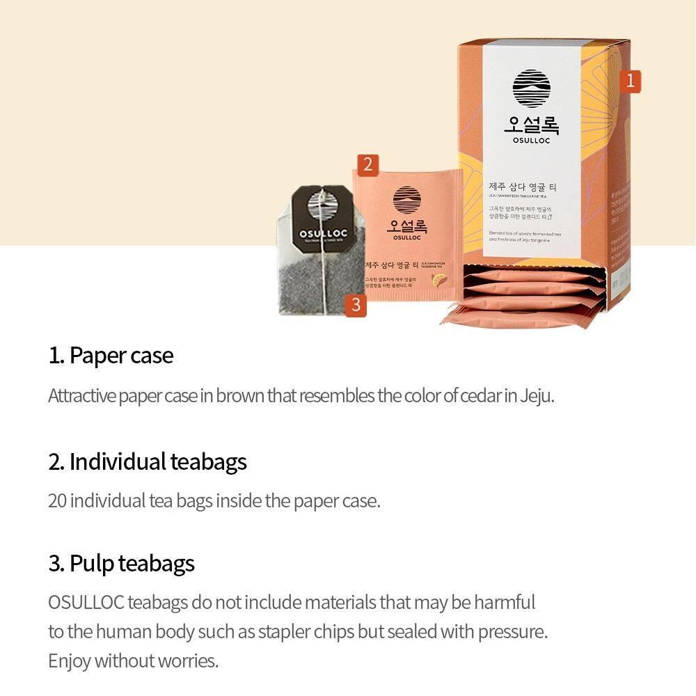 Trà Osulloc Jeju Samdayeon Tangerine Tea - Kallos Vietnam