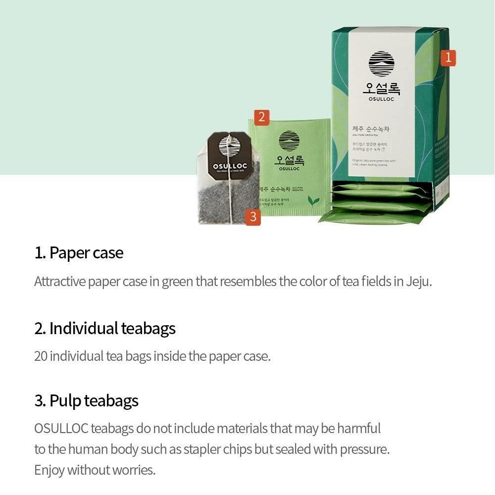 Trà Osulloc Jeju Pure Green Tea - Kallos Vietnam