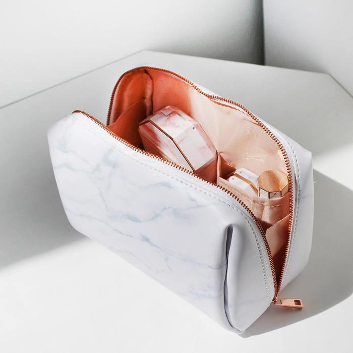 Túi Trang Điểm Dear Dahlia Signature Marble Pouch - Kallos Vietnam