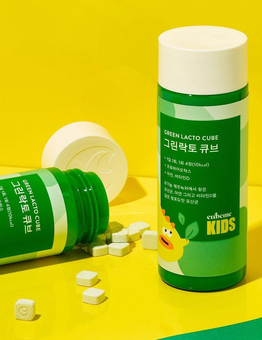 Viên Vitamin Cubeme Kids Green Lacto Cube - Kallos Vietnam