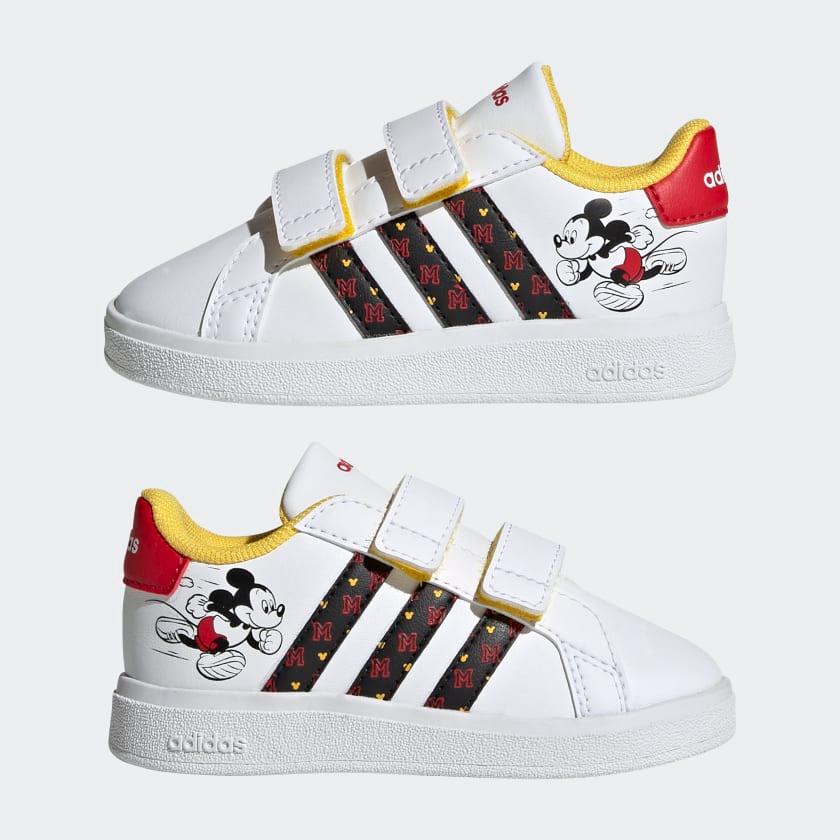 Giày Adidas Infants x Disney Grand Court Mickey #Cloud White - Kallos Vietnam