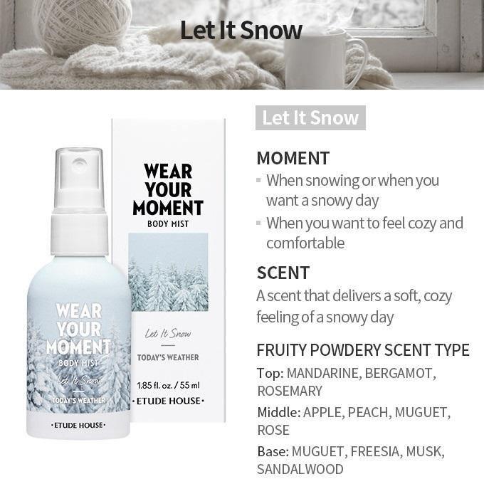 Xịt Thơm Etude House Wear Your Moment Body Mist - Kallos Vietnam