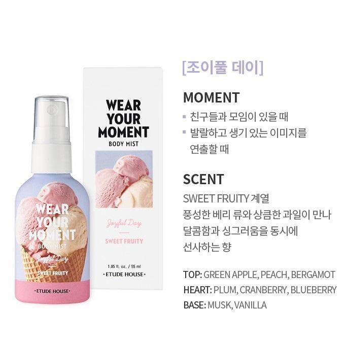 Xịt Thơm Etude House Wear Your Moment Body Mist - Kallos Vietnam